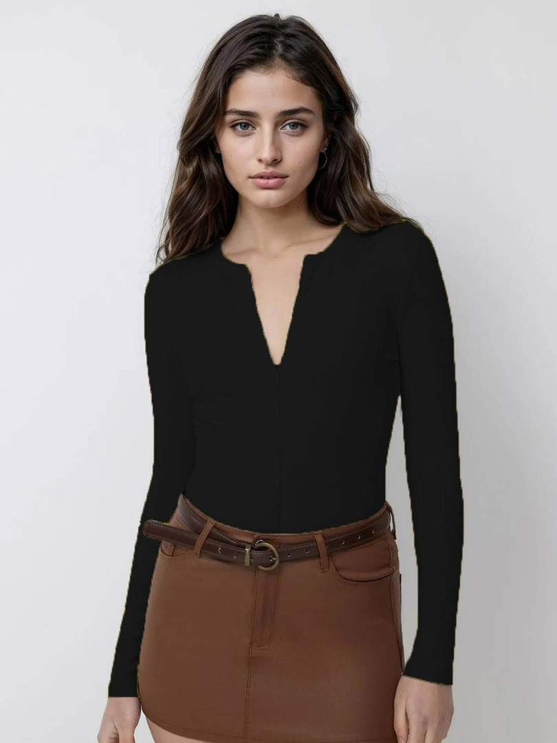 Stylecast X Kotty Women V-Neck Cotton Top