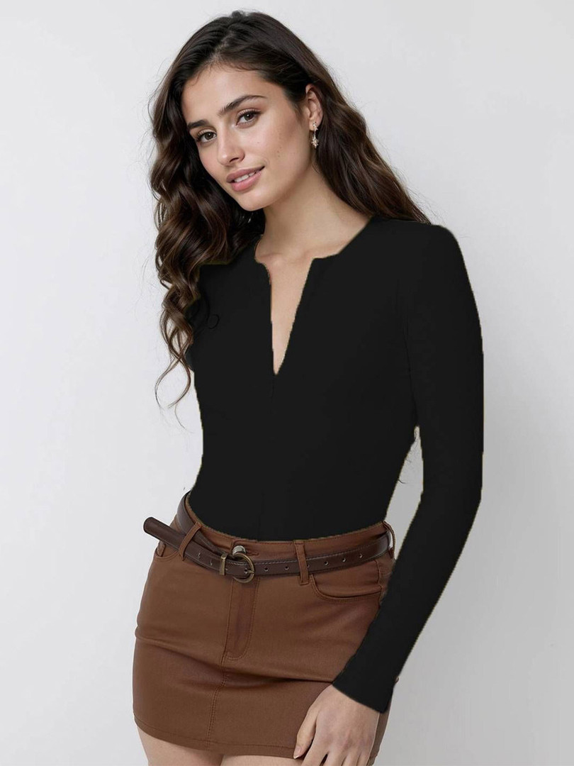 Stylecast X Kotty Women V-Neck Cotton Top