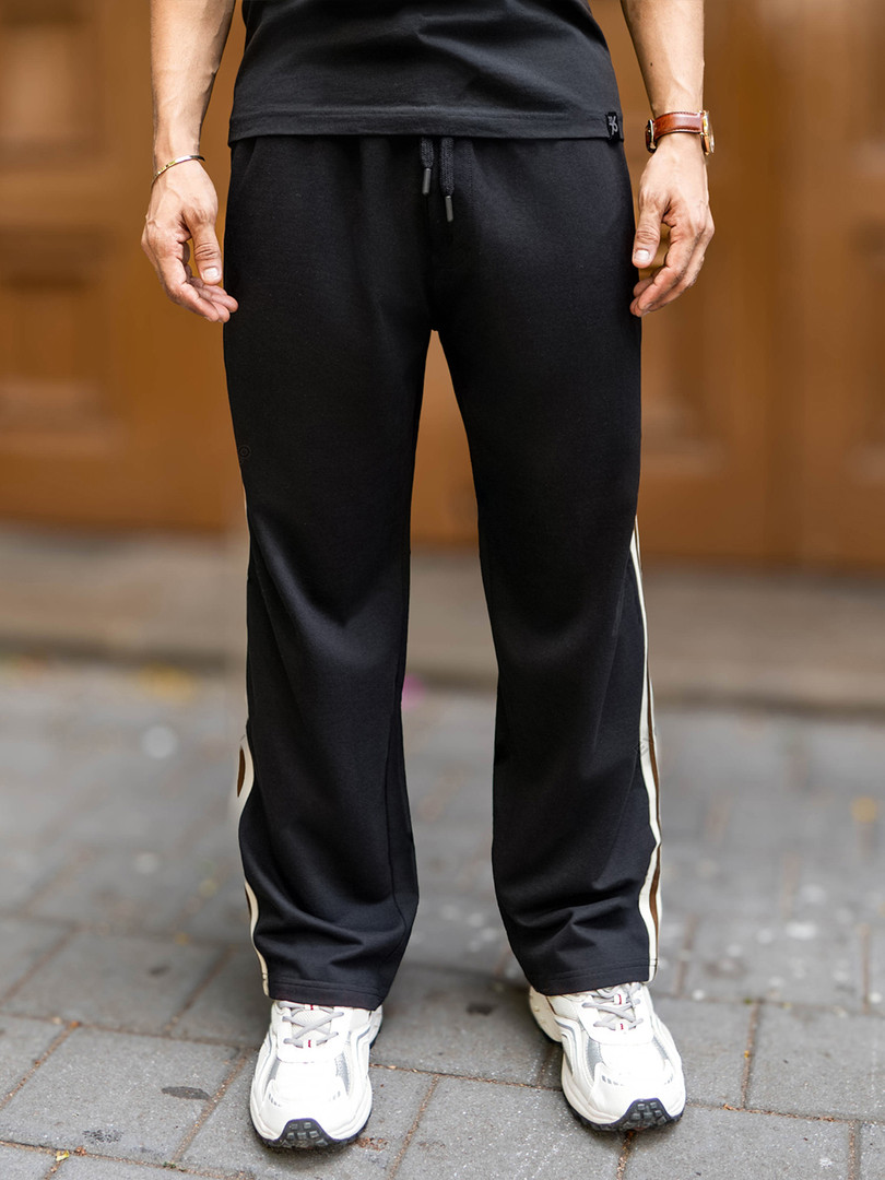 Maniac Men Cotton Mid Rise Track Pants