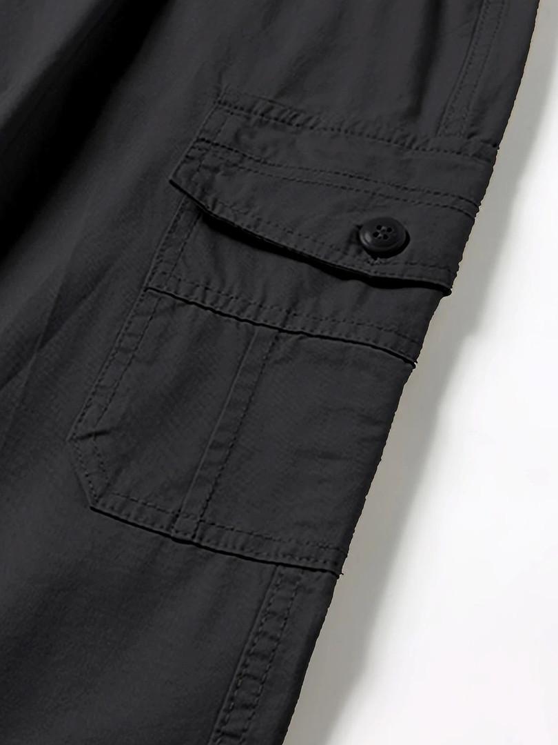 HERE&NOW Men Relaxed Straight Leg Loose Fit fwd Trousers